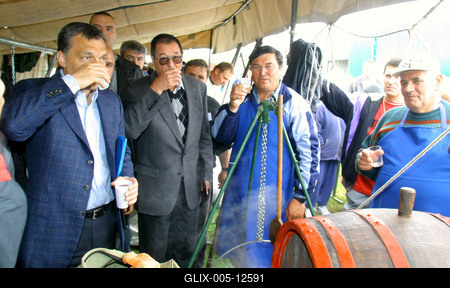 Polgári majális Solton-stock-foto