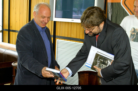 A Rock története c. könyv sajtóbemutatója-stock-foto