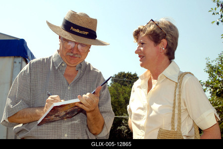 Farkasházy Tivadar és Szili Katalin-stock-foto