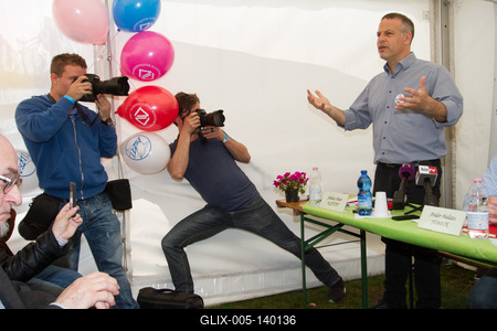 Majális a Városligetben-stock-foto