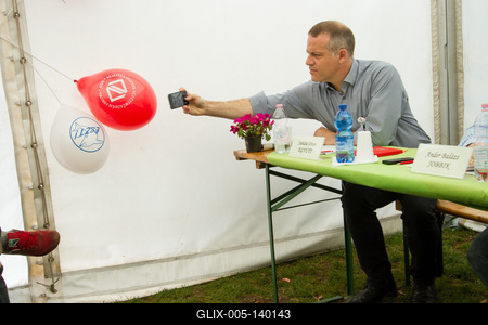 Majális a Városligetben-stock-foto