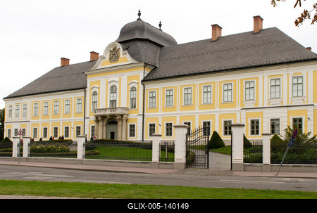 Hatvan, Grassalkovich kastély-stock-foto