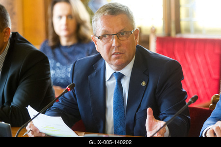 Matolcsy György beszámolója az MNB gazdálkodásáról-stock-foto