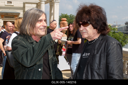 Volt egyszer egy Ifipark sajtótájékoztató-stock-foto