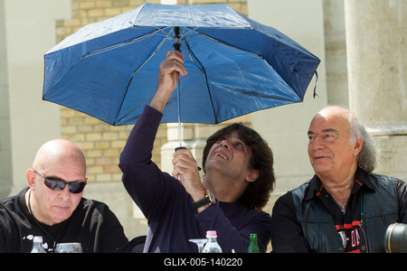 Volt egyszer egy Ifipark sajtótájékoztató-stock-foto