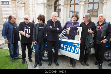 Volt egyszer egy Ifipark sajtótájékoztató-stock-foto