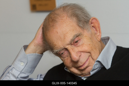 Paul Lendvai: Magyarok című könyvének bemutatója-stock-foto