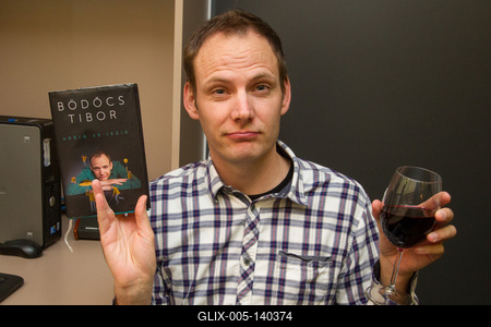 Bödőcs Tibor humorista-stock-foto