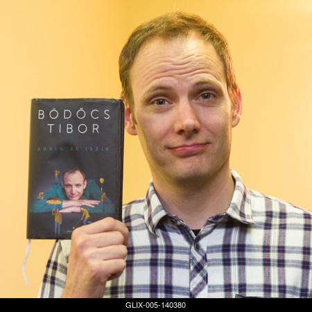 Bödőcs Tibor humorista-stock-foto