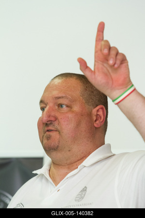 Németh Szilárd sajtótájékoztatója a Csepeli Szabadidő Központban-stock-foto