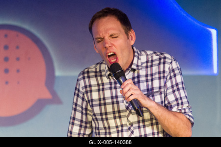 Bödőcs Tibor humorista-stock-foto