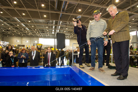 A FEHOVA nemzetközi kiállítás megnyitója-stock-foto