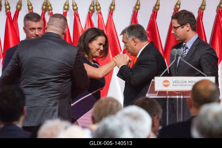 A Fidesz XXVII. tisztújító kongresszusa-stock-foto