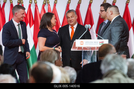 A Fidesz XXVII. tisztújító kongresszusa-stock-foto