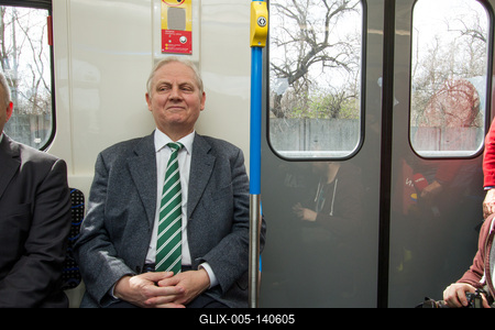 Tarlós István polgármester átadta a felújított orosz metrószerelvényeket-stock-foto