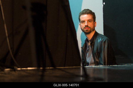 Ellenzéki konferencia a Gödör Klubban-stock-foto