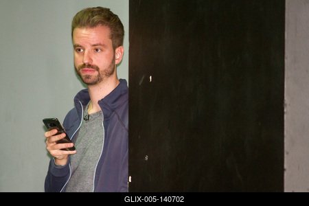 Ellenzéki konferencia a Gödör Klubban-stock-foto