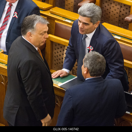 Köztársasági elnök választás az Országgyűlésben-stock-foto