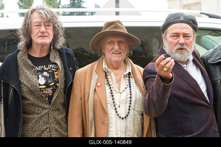 Sajtótájékoztatót tartott az Omega együttes-stock-foto