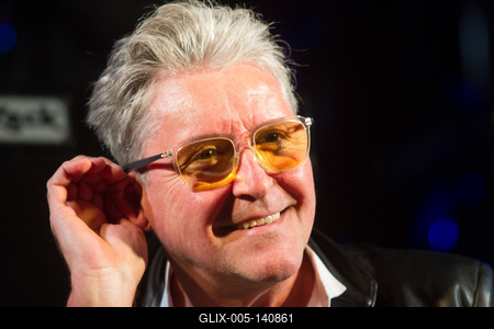 Sajtótájékoztató a Zenevonat szuperkoncertről-stock-foto