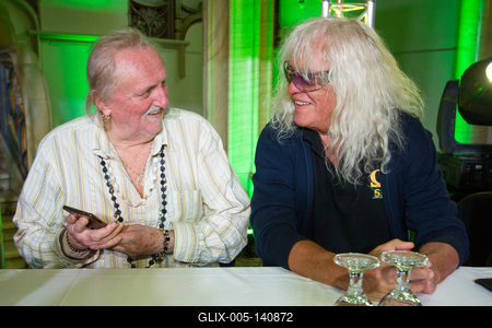 Sajtótájékoztatót tartott az Omega együttes-stock-foto