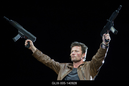 A Passió XXI című előadás a Budapest Sportarénában-stock-foto