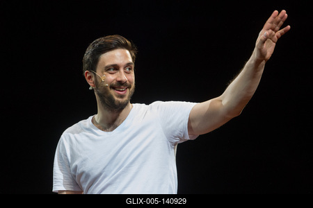 A Passió XXI című előadás a Budapest Sportarénában-stock-foto