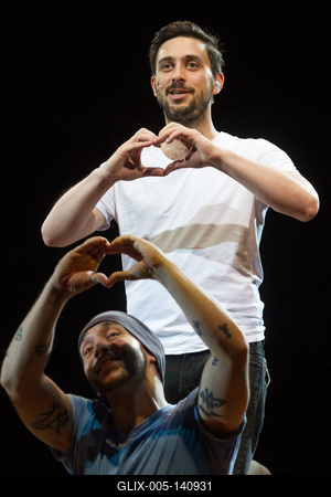 A Passió XXI című előadás a Budapest Sportarénában-stock-foto