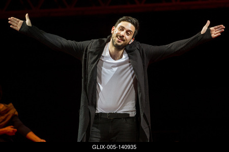 A Passió XXI című előadás a Budapest Sportarénában-stock-foto