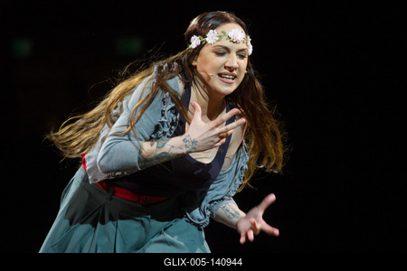 A Passió XXI című előadás a Budapest Sportarénában-stock-foto