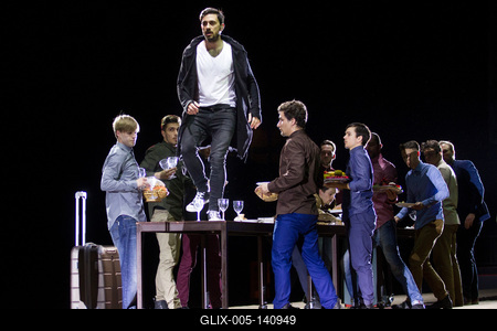 A Passió XXI című előadás a Budapest Sportarénában-stock-foto