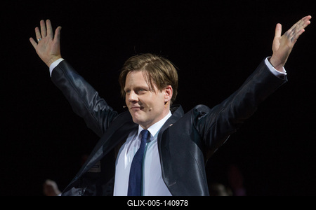 A Passió XXI című előadás a Budapest Sportarénában-stock-foto