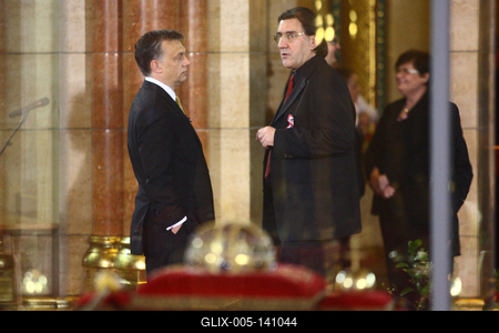 Kossuth és Széchenyi díjak átadása a Parlamentben-stock-foto