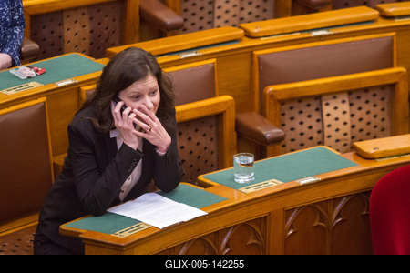 Politika - Határozatképtelen volt a rendkívüli ülés a Parlamentben-stock-foto