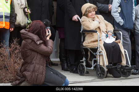 Felavatták Tom Lantos szobrát-stock-foto
