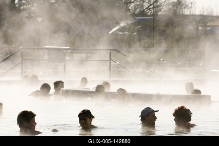 Gyógy- és Wellnessfürdő, Sárvár-stock-foto