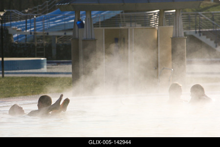 Gyógy- és Wellnessfürdő, Sárvár-stock-foto