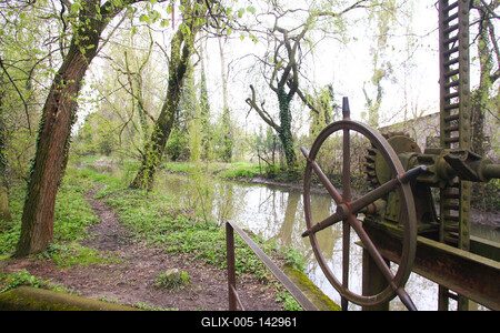 Kámoni Arborétm, Szombathely-stock-foto