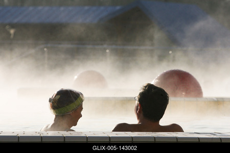 Gyógy- és Wellnessfürdő, Sárvár-stock-foto