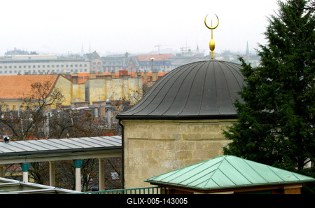 Gül Baba Türbe, Budapest-stock-foto