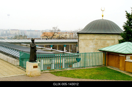 Gül Baba Türbe, Budapest-stock-foto