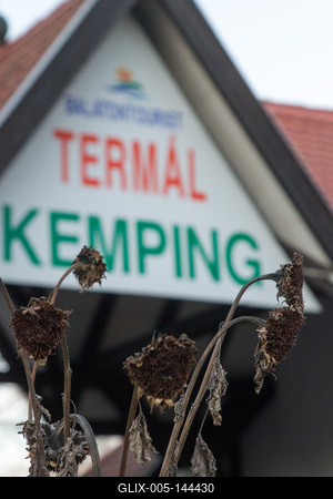 A Zalakarosi Termál Kemping-stock-foto