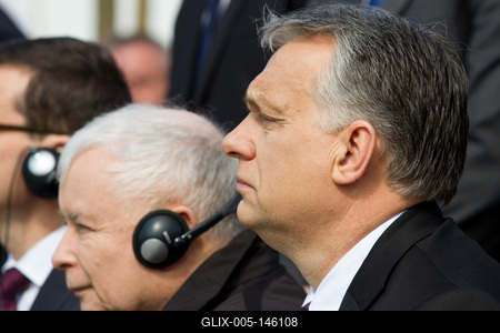 Politika - Szmolenszk emlékmű avatás-stock-foto