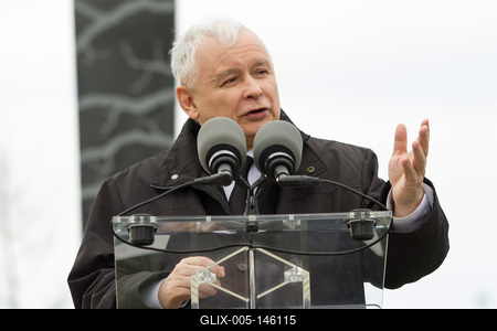 Politika - Szmolenszk emlékmű avatás-stock-foto