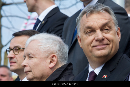 Politika - Szmolenszk emlékmű avatás-stock-foto