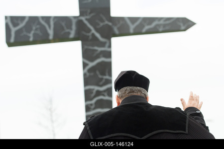 Politika - Szmolenszk emlékmű avatás-stock-foto