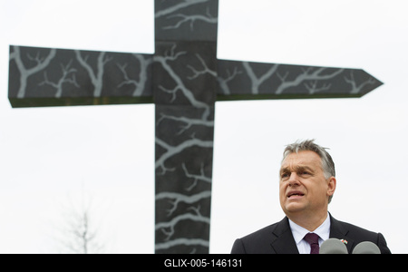 Politika - Szmolenszk emlékmű avatás-stock-foto