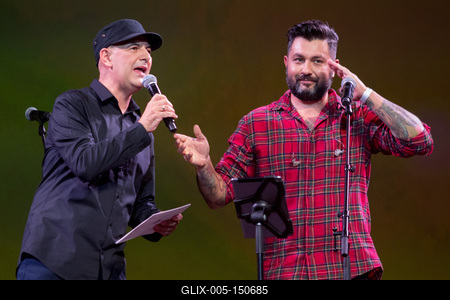 Baptista Hálaadó Ünnepség az Arénában.A képen Vujity Tvrtko és Mezõ Misi.2018.11.25.Fotó:Vörös Szilárd-stock-foto