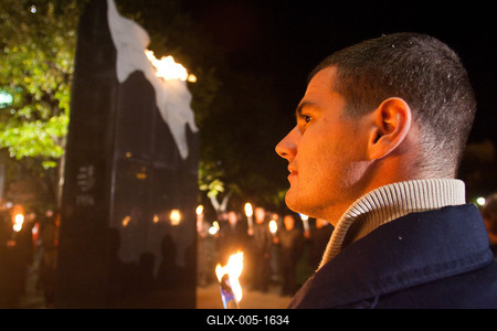 Megemlékezés az 1956-os forradalom és szabadságharc évfordulóján-stock-foto