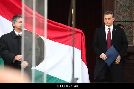 Megemlékezés az 1956-os forradalom és szabadságharc évfordulóján-stock-foto